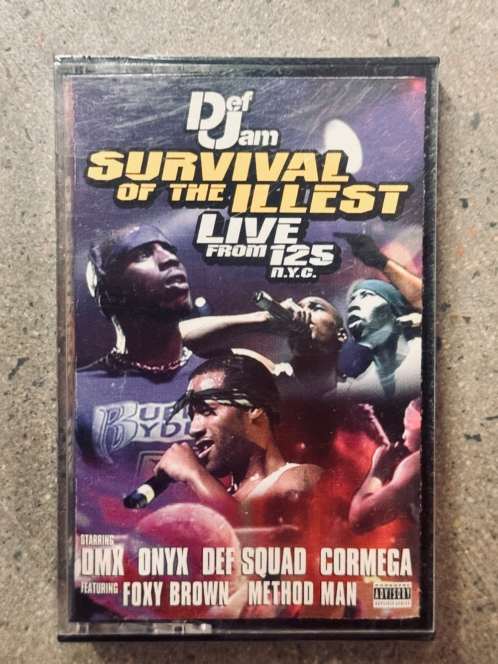 LIKE NEW / RARE - 1998 Def Jam Survival of the Illest Live From T2S NYC Cassette